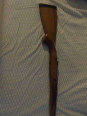 se vende culata de madera de rifle santa barbara en muy buenas condiciones ha estado puesta en un coruña 01