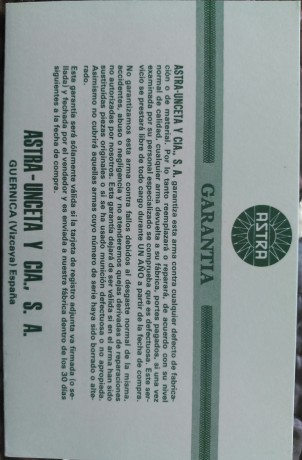 Vendo material de las armeras españolas STAR y ASTRA. Concretamente una caja de Pistola 9mm corto de la 02