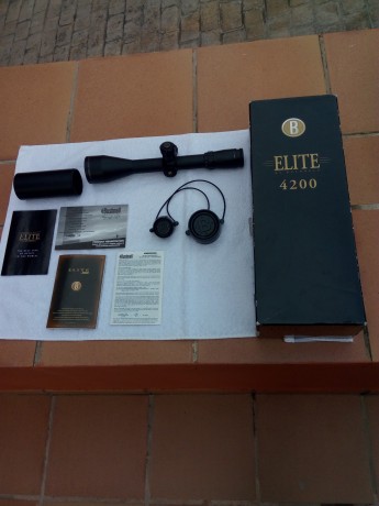 vendo visor bushnell elite 4200 tactical 6-24x50
tubo de 30,reticula mil-dot en segundo plano focal,etc.
el 10