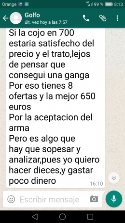Pues digo yo que no me gusta hacer polemicas en el foro ni manchar mi historia en este foro,pero me gustaria 61