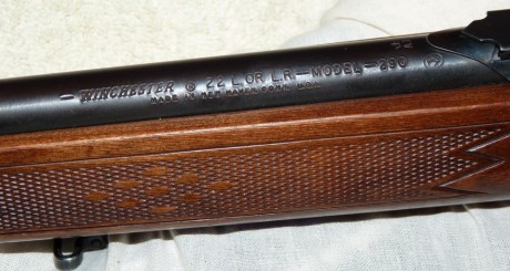 Se vende carabina Winchester cal 22LR en muy buen estado, tanto exterior como interior.
Su precio es de 00