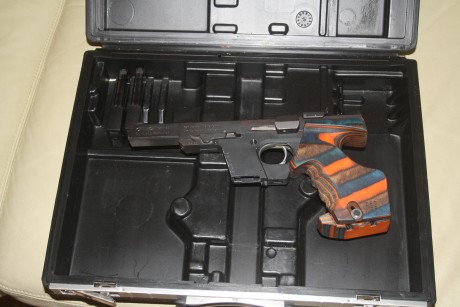 Vendo por haber comprado Pardini del mismo calibre, pistola Walther Gsp 32, perfecto estado, dos cargadores, 11