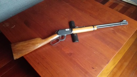 Vendo carabina calibre 22lr o 22 corto puede tirar cualquiera de las 2 municiones , marca Winchester modelo 02