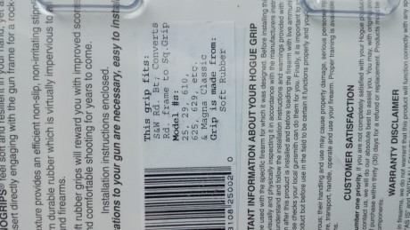 Vendo cacha goma marca HOGUE para revolveres S&W ,es valida para los modelos que se ven en la foto 10