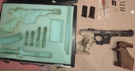 Buenas compañeros,

Pongo a la venta mi Walther Gsp 22 LR en perfecto estado de tiro, tiene sus añitos 30