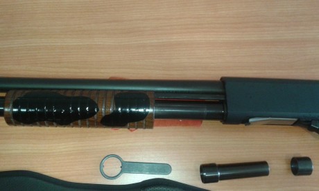 Vendo Fabarm Sdass Wood de corredera, calibre magnum 12/76, cañón liso de 51cm, capacidad 7+1 cartuchos 20