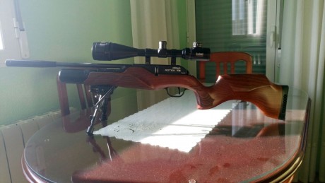 Buenas, vendo una carabina PCP Walther Rotex R8 por no uso. Incluye un visor Bushnell 6-24X50,bípode NcSTAR, 20
