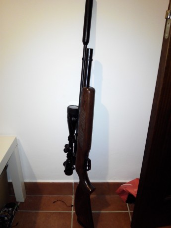 Se vende carabina PCP, GAMO COYOTE 5,5, prácticamente nueva como se puede observar. La misma se entrega 02