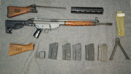 Buenos días
vendo CETME "C" calibre 307 W, en perfecto estado con los siguientes accesorios.
- 01