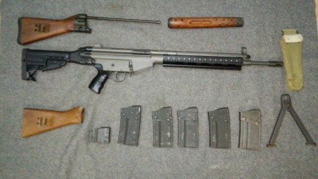 Buenos días
vendo CETME "C" calibre 307 W, en perfecto estado con los siguientes accesorios.
- 00