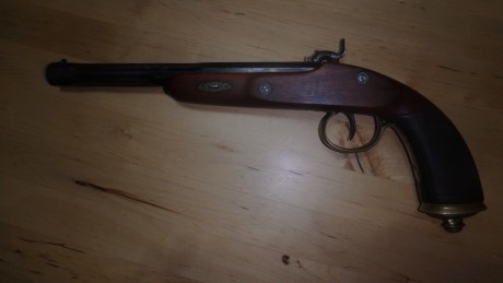 Vendo pistola de avancarga marca AMR, calibre 44.
Buena para iniciarse en el tiro de avancarga.
Motivo 01