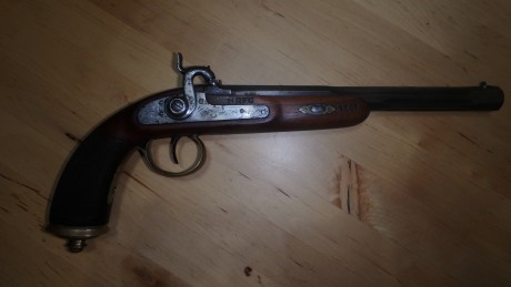Vendo pistola de avancarga marca AMR, calibre 44.
Buena para iniciarse en el tiro de avancarga.
Motivo 00