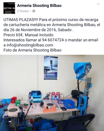 Hola compañeros:
Por medio de este hilo vamos a intentar estar informados de los cursos de recarga que 100