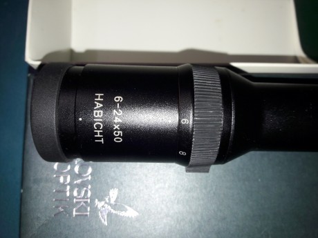 Buenas..

Pongo a la venta mi visor Swarovski Habicht 6-24x50 con torretas balisticas sobredimensionadas 01