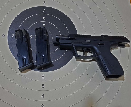 Un compañero del club me ha pedido que ponga a la venta su Cz 100 con 2 cargadores.
La pistola esta nueva 01