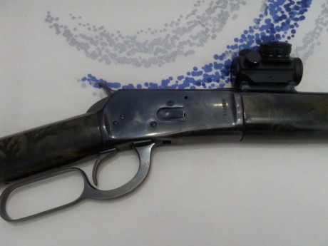 Se vende Rifle palanca Rossi 44 Magnum con punto rojo Bushnell trophy red dot trs-25 en buen estado  , 01