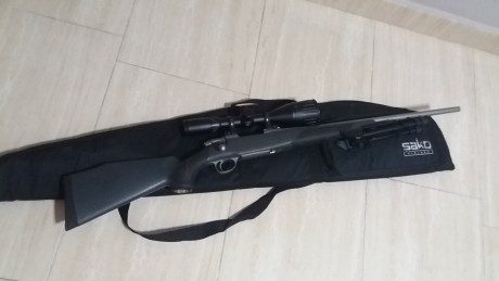 Vendo rifle Sako 75 Stainless del calibre 308win prácticamente nuevo con tan solo 45 disparos y todos 02