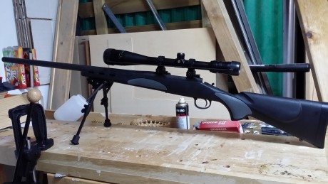 Pongo en venta este Remington, muy, muy nuevo, en perfecto estado. De momento pongo esta foto con su culata 00