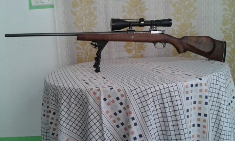 :sniper Vendo rifle Santa Barbara con visor Nikon 3/9x50 y vipode por 600€ mas gastos de envio. Excelente. 00