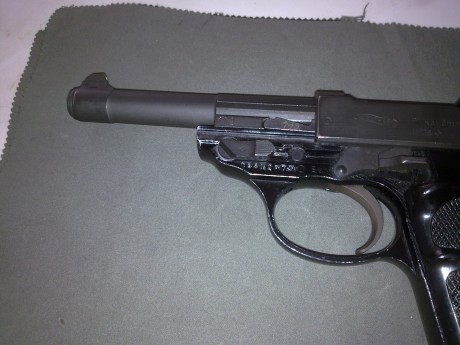 Una pistola clasica,en un epceccional estado de conservación y funcionamiento.Cambio por visor o arma 01