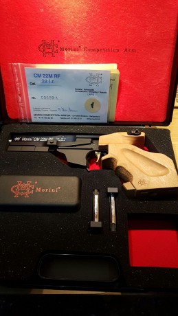 Por no usar vendo una Morini CM22 Rapid Fire, en estado impecable. Muy poco utilizada, sólo ha competido 00