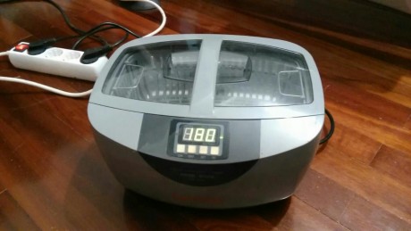 buenas tardes
vendo esta maquina de limpieza por ultrasonidos lyman 2500 por no usar.
estado impecable. 11