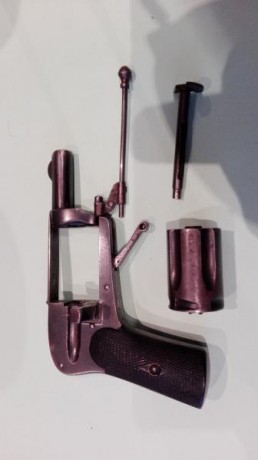 vendo revolver velo-dog calibre 6mm fabricado por francisco arizmendi inscrito en libro de coleccionista. 00