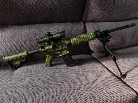  VENDIDO 

Extraordinaria plataforma AR15 tanto para caza como para tiro. Arma procedente de mis habituales 02