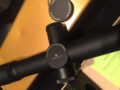 Visor Leupold Competition 40x45 1/8 target dot 30mm. matte. Prácticamente de estreno se vende por cese 02