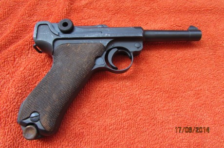 Buenas a todos. Vendo una luger DWM del calibre 7.65 parabellum, de 1925+/- en bastante buen estado con 01