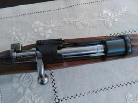  Mosquetón español modelo Oviedo de 1930 en calibre 7x57 original. Muy agradable de disparar y preciso. 01