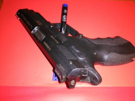 Buenas a todos. Vendo Grand Power K100 9mm guiada en F.
El arma esta en buen estado y tiene pocos tiros 01