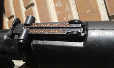 Alza para  SVD  Dragunov  (repro),   con ajuste  hasta  1200  metros,  para  sustituir a la de los modelos 00