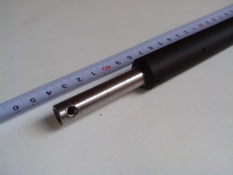 Vendo cañón adaptado para Crosman 2240 o 2250, Silent-Barrel, o lo que es lo mismo, enfundado con moderador.
Calibre 01