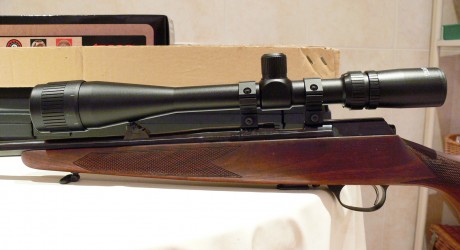soy nuevo en esto, esta es mi primera carabina del 22 lr. y me la han dado esta tarde, 
me he puesto a 61