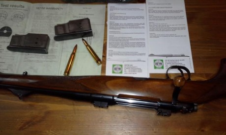 Vendo rifle Heym SR 21 Calibre 8x68 S. Ha sido de un familiar y por problemas de salud me lo ha cedido. 02