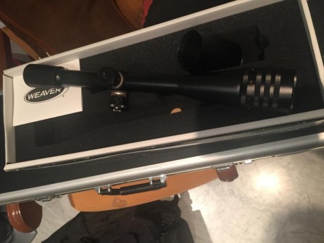 Buenas noches:

Vendo visor Weaver T-36 retícula Finecrosshair 1/8 moa Dot, resumiendo es la del puntito, 00