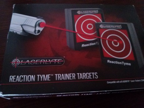 Vendo sistema de entrenamiento Laserlyte para 9mm, compuesto por el cartucho laser LT-9, el cual activa 00