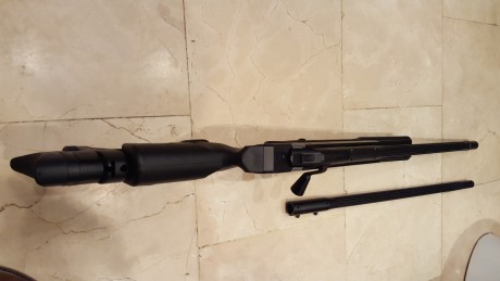 Un amigo me ha pedido que le ponga a la venta un Blaser R93 LRS2 de cal.308win con otro cañon adicional 12