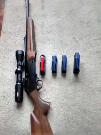 Vendo por no usar uno de mis rifles, un Fn browning Longtrack Plus Fluted, 30-06 cañón acanalado , y además 00