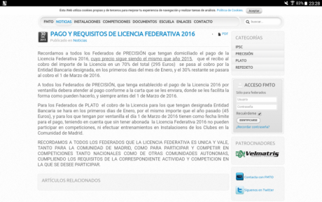 Hola companeros,
quiero dar a conocer esta nueva normativa.

E-mail enviado a:
 -         Presidente de 30