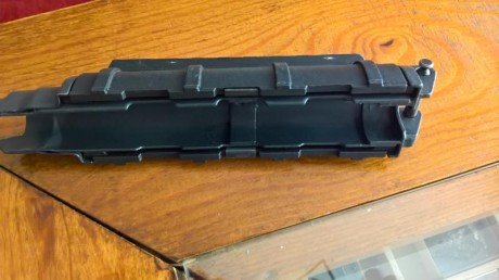 Se vende montura para visor scout.
Totalmente nueva. Se monta sustituyendo la parte superior del guardamanos 01