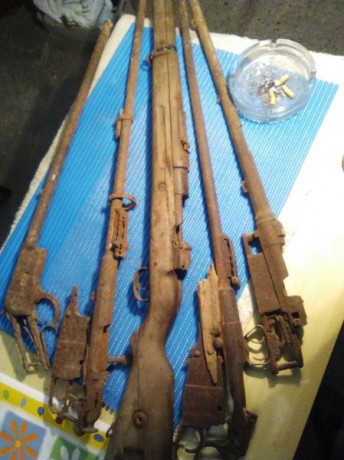 Hola buenas venderia el lote completo, de estos hallazgos de la retirada de la guerra civil, eran encontrados 00