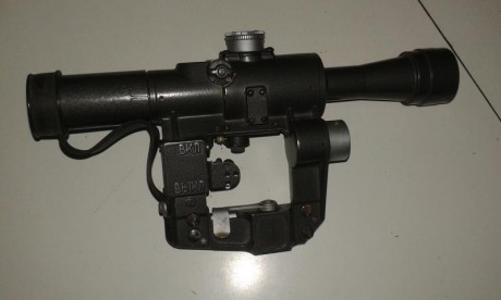 Vendo visor militar original para Fusil de francotirador ruso dragunov. Este es el visor militar reglamentario 00