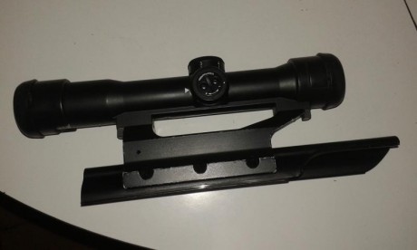 vendo visor militar Hensoldt con monturas y base para fusil FAL 300 EUROS. Perfecto estado. contesto por 00
