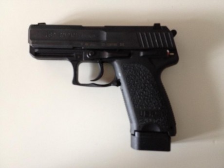 Vendo tapas de cargador +3 para HK USP Compact.  Con ella tendras 16 cartuchos en cargador.  Fabricadas 00