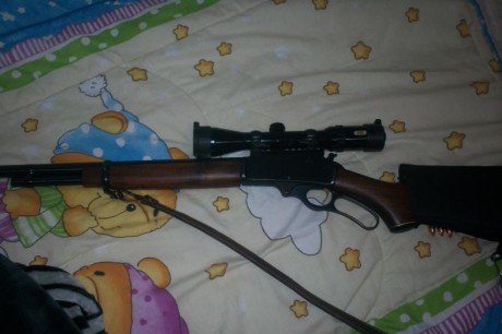 Vendo marlin 444 S  en perfecto estado,lleva extension del martillo,carrillera con funda de  neopreno 02