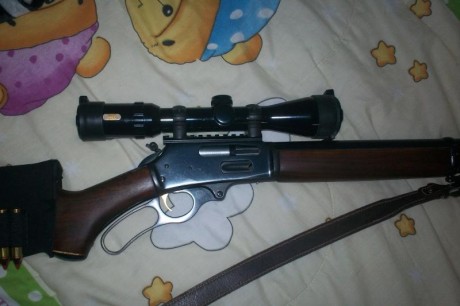 Vendo marlin 444 S  en perfecto estado,lleva extension del martillo,carrillera con funda de  neopreno 11