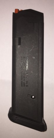 Se vende cargadores del fabricante americano MAGPUL, para pistolas GLOCK 17, con capacidad de 17 cartuchos 01