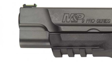 Un compañero tiene una smith wesson mp9 pro, que tenía una fibra verde en el punto de mira, la cual ha 00